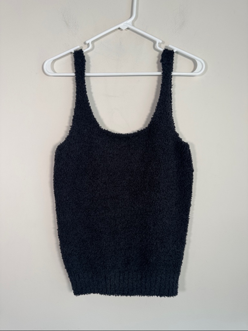SKIMS Black Fuzzy Tank Top - Picture 3 of 6